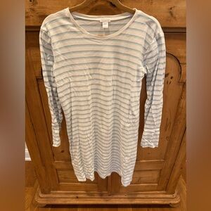 LAKE Pajamas Pima Long Sleeve Weekend Nightgown